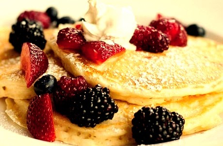 Blackberry, Strawberry, Pancake