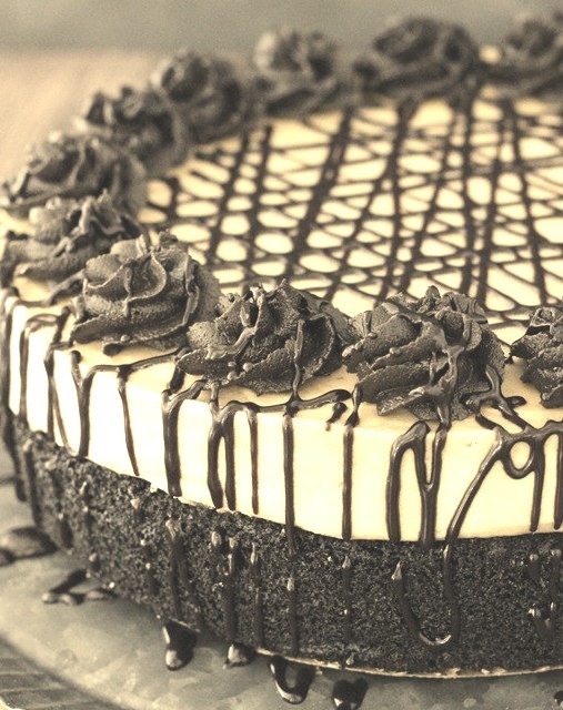  Chocolate Peanut Butter Truffle Cake